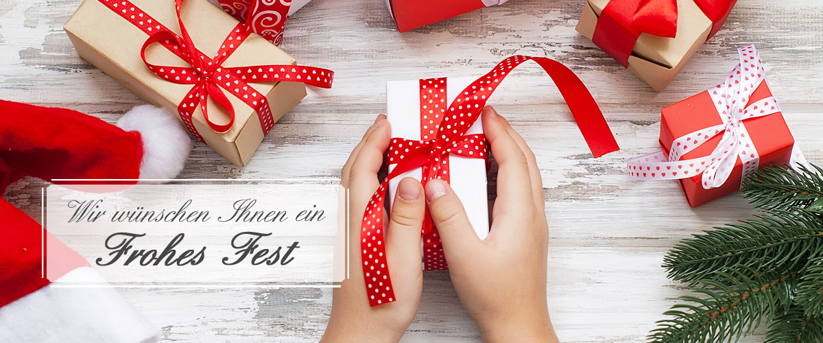 Frohes Fest mit Geschenken